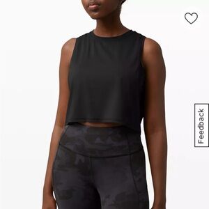 Lululemon Muscle Love Crop Tank Tough size 6